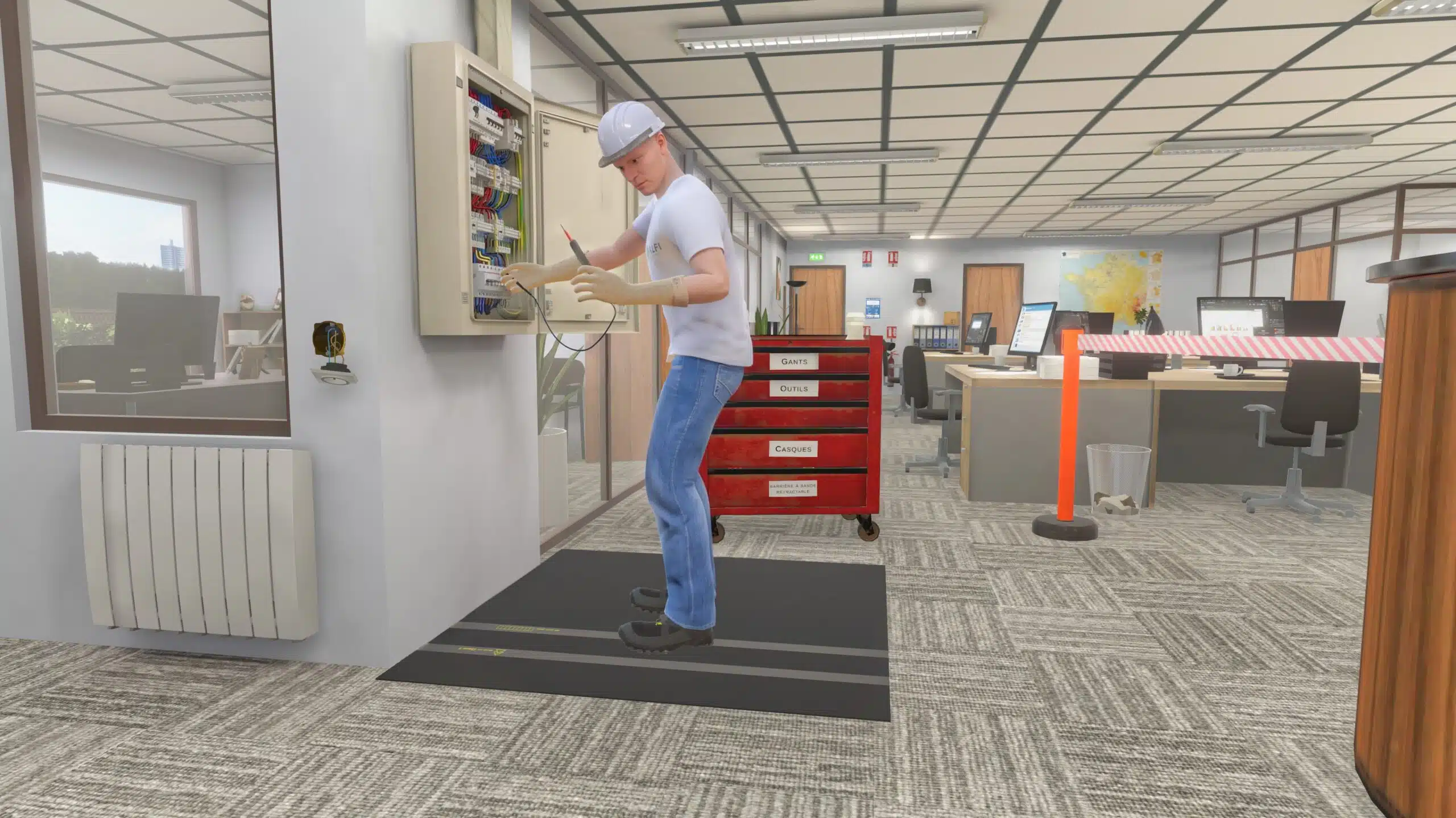 Habilitation électrique basse tension en réalité virtuelle